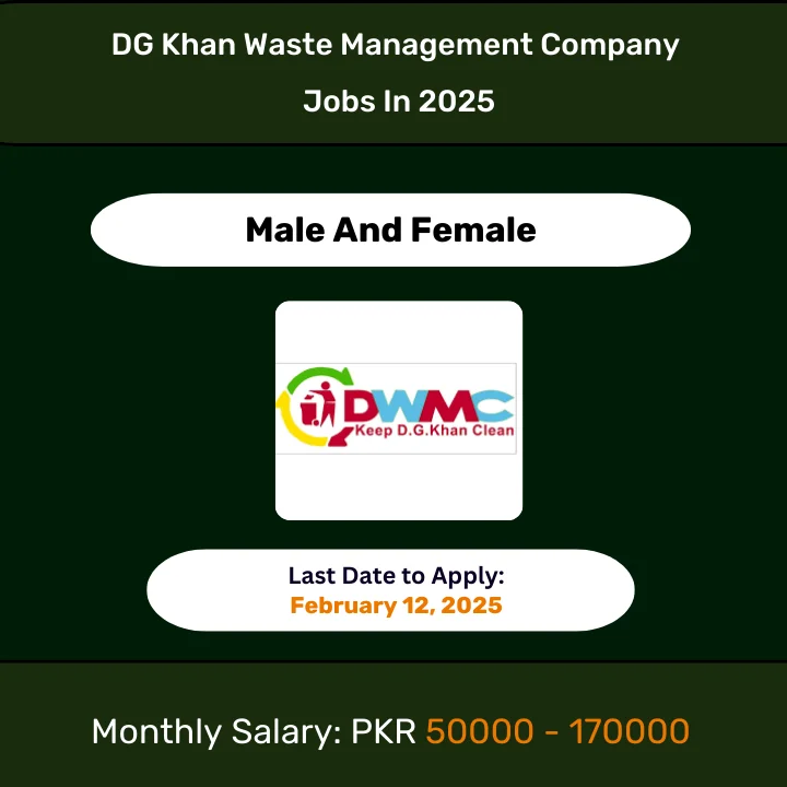 DG Khan Waste Management Company Jobs