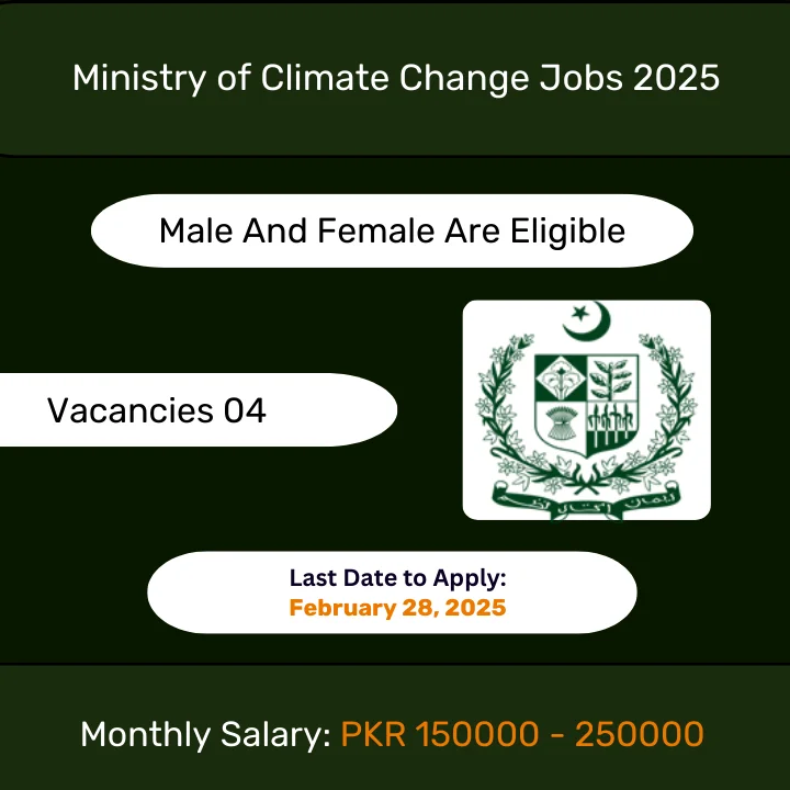 Ministry of Climate Change Jobs 2025