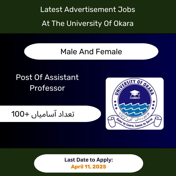 Jobs In University of Okara