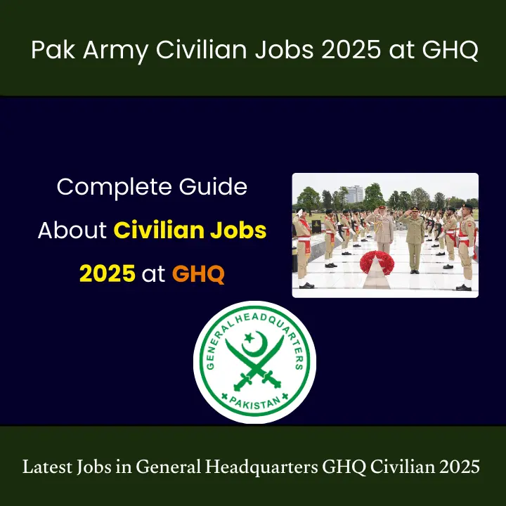 General Headquarters GHQ Civilian Jobs 2025